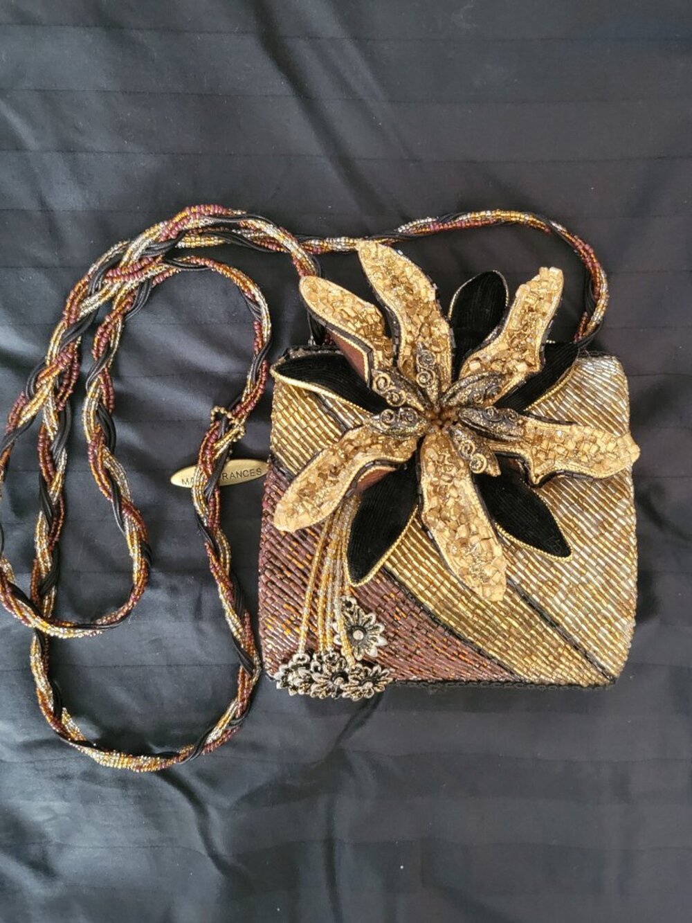 Rare Mary Frances beaded purse